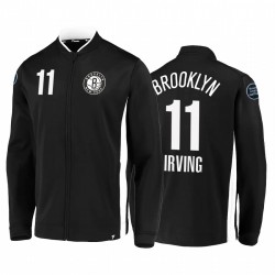 Kyrie Irving & 11 Nets Black 2020 Playoffs Blm Patch Chaqueta