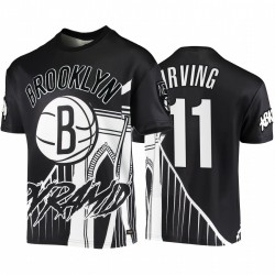 Kyrie Irving Brooklyn Nets # 11 Negro Pro Standard X Pyramid negro camiseta