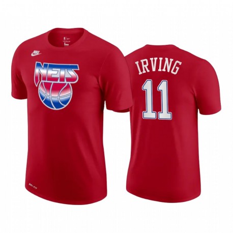 Kyrie Irving 2020-21 Nets & 11 Classic Edition Camiseta roja Secal esencial