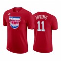 Kyrie Irving 2020-21 Nets # 11 Classic Edition Camiseta roja Secal esencial