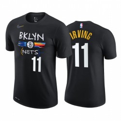 Kyrie Irving 2020-21 Nets & 11 City Edition Black T-shirt Historia