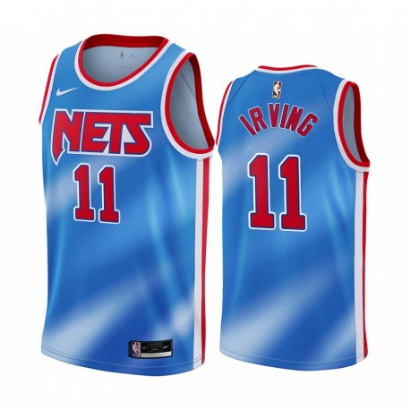 Kyrie Irving Brooklyn Nets Blue Classic Edition Tie Dye 2020-21 Camisetas
