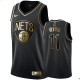 Men's Brooklyn Nets Kyrie Irving Black & 11 Golden Edition Camisetas