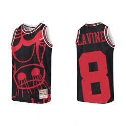 Zach Lavine Chicago Bulls Big Face Camisetas jóvenes - Negro