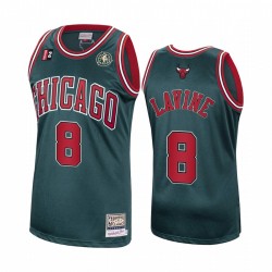 Zach Lavine & 8 Chicago Bulls Green Hardwood Classics Authentic Camisetas