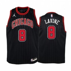 Zach Lavine Chicago Bulls Juventud Negro Declaración Camisetas Jumpman