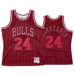 Lauri Markkanen & 24 Chicago Bulls estrellas rojas y rayas camisetas