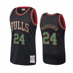 Chicago Bulls Lauri Markkanen Negro Collection Camisetas