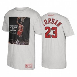 Michael Jordan Bulls & 23 MJ Sports Quotes Blanco camiseta