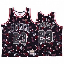 Michael Jordan y 23 Bulls Chicago Negro Rasgar Pack Camisetas