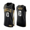 Chicago Bulls Coby Blanco Negro Golden Edition Authentic Limited Limited Camisetas 2020-21