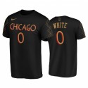 Coby Blanco 2020-21 Bulls # 0 City Edition Negro Camiseta