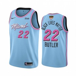 Miami Heat Jimmy Butler 2020 Eastern Conferencia Champs Blue Camisetas Vidas negras