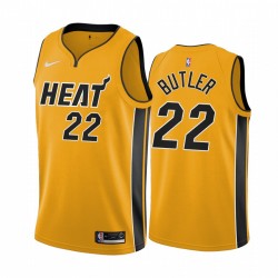 2020-21 Miami Heat Jimmy Butler Ganed Edition Yellow & 22 Camisetas