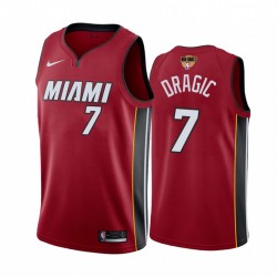 Miami Heat Goran Dragic 2020 NBA Finals Bound Camisetas Red Camisetas Edición