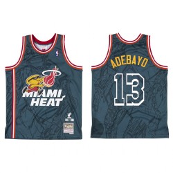 Miami Heat Br Remix Bam Adebayo y 13 Camisetas Grey-Green