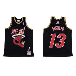 Miami Heat Br Remix Bam Adebayo y 13 Camisetas Negras