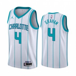 2020-21 Charlotte Hornets Devonte 'Graham # 4 Blanco Association Camisetas