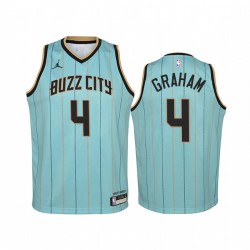 Devonte 'Graham Charlotte Hornets 2020-21 Buzz City Juvenil Camisetas - Mint Green