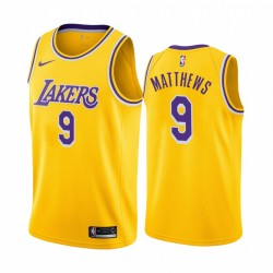 Wesley Matthews Los Angeles Lakers 2020-21 Gold Icon Edition Camisetas 2020 Trade