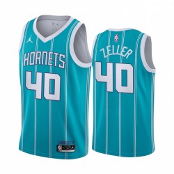 2020-21 Charlotte Hornets Cody Zeller y 40 icono de Treal Camisetas