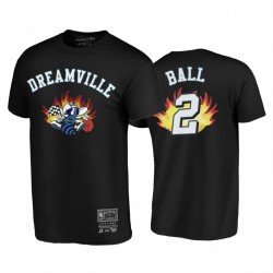 Charlotte Hornets Br Remix Dreamville Lamelo Ball Black Camiseta 2020 Borrador