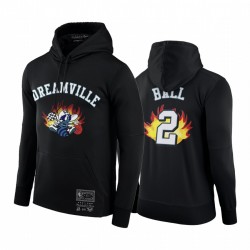 Charlotte Hornets Br Remix Dreamville Lamelo Ball Black Hoodie 2020 Draft