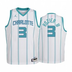 Charlotte Hornets Terry Rozier III 2020-21 Asociación Edición Blanco Juventud Camisetas & 3