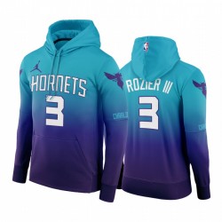 Terry Rozier III Charlotte Hornets 2020-21 Icono Hoodie Treal Treal Pulsever