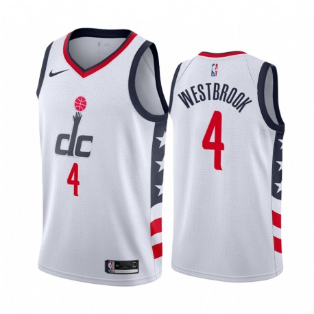 Russell Westbrook Washington Wizards 2020-21 Blanco Ciudad Camisetas 2020 -  NBA Camisetas Retro Tienda - 2021-23 NBA Personaliza Camiseta Para.