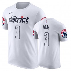 Wizards Bradley Beal & 3 Male City Blanco camiseta