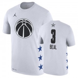 Washington Wizards Men's Bradley Beal Blanco 2019 All-Star Game Name & Number Camiseta