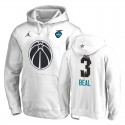 Washington Wizards # 3 Bradley Beal 2019 All-Star The Buzz Side Sweep Pullover Hoodie - Blanco