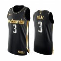Washington Wizards Bradley Beal Negro Golden Edition Authentic Limited Limited Camisetas 2020-21