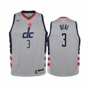Washington Wizards Bradley Beal 2020-21 Ciudad Gris Juventud Camisetas - # 3