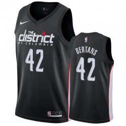 Washington Wizards Davis Bertans # 42 City Men's Camisetas