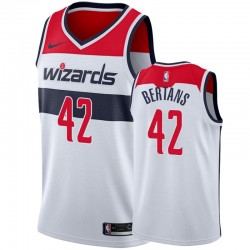 Washington Wizards Davis Bertans # 42 Association Men's Camisetas