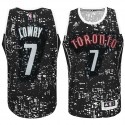 Hombre Toronto Raptors y 7 Kyle Lowry City Lights Negro Swingman Camisetas