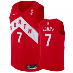 Toronto Raptors Kyle Lowry y 7 2019 NBA Finals Champions Red Ganned Camisetas