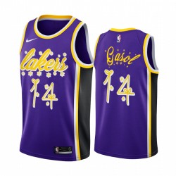 Marc Gasol Los Angeles Lakers 2020 Navidad Night Purple Camisetas Festive Edición Especial