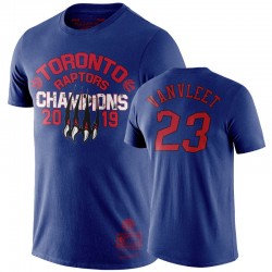 Toronto Raptors Fred Vanvleet # 23 2019 Campeones Camiseta