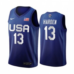 Paul George USA Equipo nacional de hombres y 13 Navy 2020 Tokyo Olympics Los Angeles Clippers Camisetas
