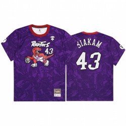 AAA X M & N Collection Pascal Siakam y 43 Raptors Purple Camisetas