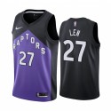 2020-21 Toronto Raptors Alex Len Ganed Edition Purple # 27 Camisetas