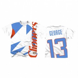 Paul George Los Angeles Clippers Blanco Big Face & 13 camiseta