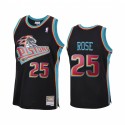 Derrick Rose Detroit Pistons Negro Camisetas 2020 Reload Classic