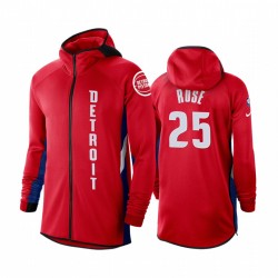 Detroit Pistons Derrick Rose Red Ganed Edition Showtime Sudadera con capucha