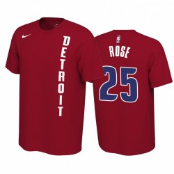 Detroit Pistons Derrick Rose Ganed Edition Name y number T-Shirt