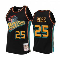 Detroit Pistons Derrick Rose Black Rings Collection HWC Camisetas y 25
