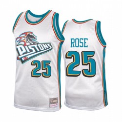 Detroit Pistons Derrick Rose y 25 Platinum Hardwood Classics Camisetas